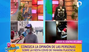 Yahaira Plasencia: Ciudadanos opinan sobre cantante por asistir a fiesta covid