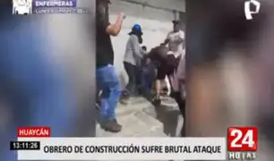 Huaycán: obrero queda gravemente herido tras brutal enfrentamiento