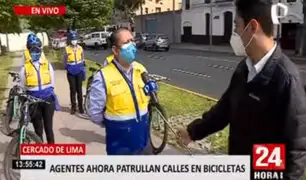 "Escuadrón Ciclista": refuerzan labores de control de tránsito en Cercado de Lima