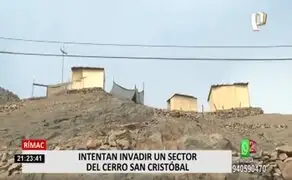 Cerro San Cristóbal: mujeres intentan invadir sector destinado a la construcción del teleférico