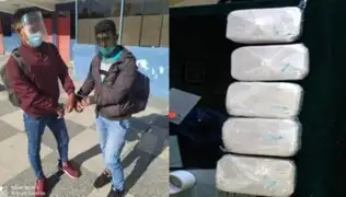 Arequipa: capturan a dos sujetos que transportaban 8 kilos de cocaína