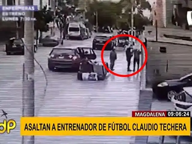 Magdalena: entrenador de fútbol uruguayo Claudio Techera sufrió asalto