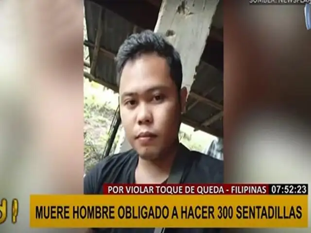 Filipinas: joven de 28 años murió luego que lo obligaran a hacer 300 sentadillas