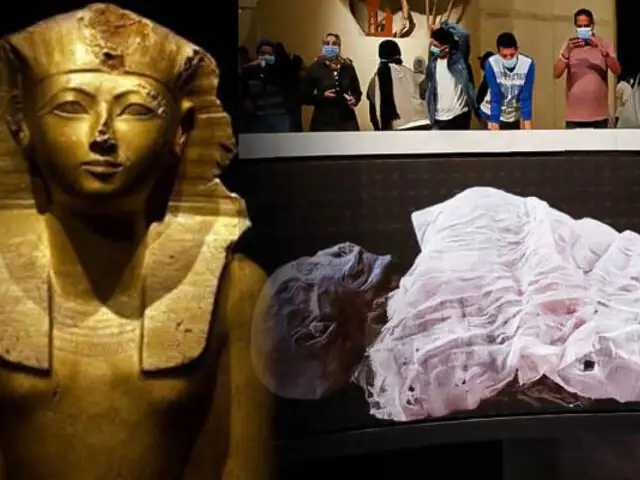 Egipto: Inauguran museo con apertura de milenarios sarcófagos