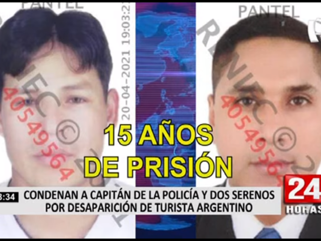 Sentencian a prisión a policía y exserenos implicados en muerte de turista argentino