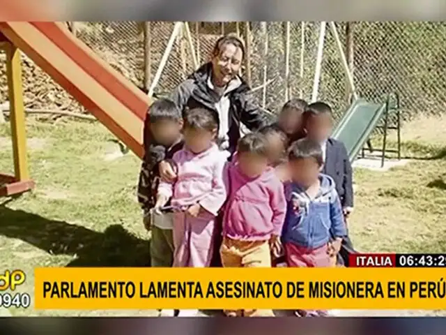 Asesinato de misionera italiana en Chimbote: prensa italiana informó sobre el crimen