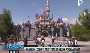EEUU: Disney reabrió parque temático en California tras 13 meses por pandemia