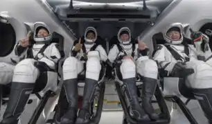 Nave de SpaceX con cuatro astronautas de la ISS regresó a la Tierra