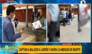 San Borja: hombre pide garantías tras recibir amenazas de muerte por frustrar robo a su madre