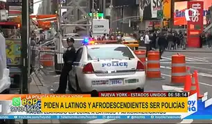 EEUU: solicitan a latinos y afrodescendientes unirse a la Policía de Nueva York