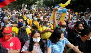 Cancillería “lamenta” actos de violencia en Colombia y “exhorta” a perseverar el diálogo