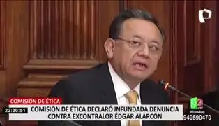 Comisión de Ética absuelve a Edgar Alarcón y evaluará sancionar a Olivares por consumir marihuana