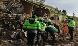 Desprendimiento de cerro destruyó vivienda y mató a anciana en Huancavelica