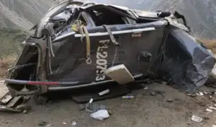 Accidente en Yauyos: comisario PNP muere tras despiste de patrullero
