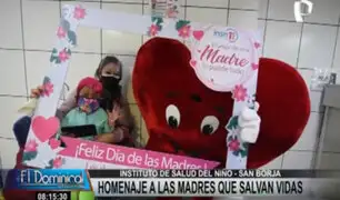 Día de la Madre: realizan homenaje a mamás de pacientes del INSN San Borja