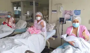 DÃ­a de la Madre: tres mujeres dieron a luz hoy en el Instituto Materno Perinatal