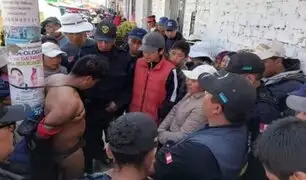 Ciudadanos de Huamachuco atraparon a delincuente tras robar balón de gas
