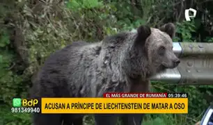 Investigan a príncipe por matar al oso más grande de Rumanía