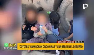 EEUU: “coyotes” abandonan a cuatro niñas y un bebé en medio del desierto