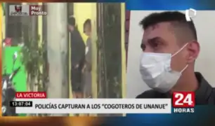 La Victoria: agentes policiales capturaron a 'Los Cogoteros de Unanue'