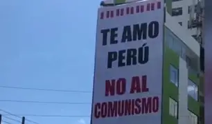 Reportan aparición de paneles en contra del comunismo en Cusco, Arequipa y Huancayo