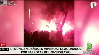 Vecinos aterrados por disturbios tras partido de la Copa Libertadores en el Monumental