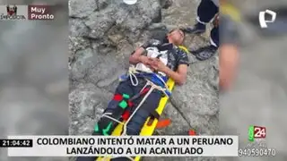 Pucusana: hombre salva de morir tras ser arrojado por acantilado de 25 metros de altura