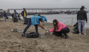 Áncash: jornada de limpieza permitió recoger más de una tonelada de residuos en playa