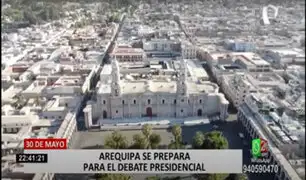 Arequipa se prepara para el debate presidencial este 30 de mayo