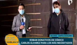 Carlos Álvarez tras robo de donaciones para posta médica: "Hemos sido objeto de un reglaje"
