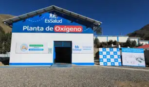 COVID-19: Essalud inauguró planta de oxígeno medicinal en hospital II Huancavelica