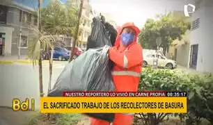 Reportero de BDP se convierte en recolector de basura por un día