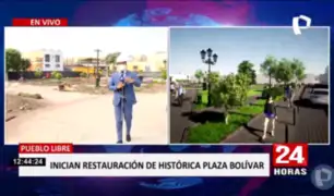Pueblo Libre: inicia remodelación de Plaza Bolívar