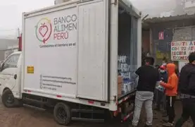 Banco de alimentos Perú llevó ayuda a más de 100 familias de Pamplona Alta