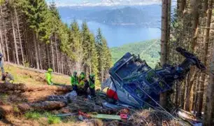 Al menos 13 muertos y 2 heridos graves deja caída de teleférico en los alpes italianos