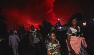 Lava del volcán Nyiragongo estuvo a punto de arrasar la ciudad de Goma en el Congo