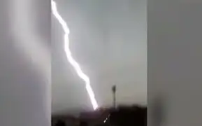 Impactantes imágenes de la tormenta eléctrica que se registró en Lima