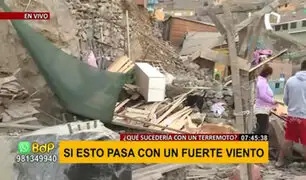 Ate Vitarte: lluvia y granizo afectó vivienda donde gemelos quedaron atrapados