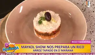 Maykol Show sorprende en la cocina con delicioso platillo "rico y barato"