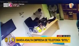 Lurín: delincuentes maniatan y asaltan a trabajadores de empresa de telefonía