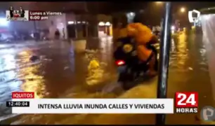 Iquitos: lluvia de casi cuatro horas inundó la ciudad