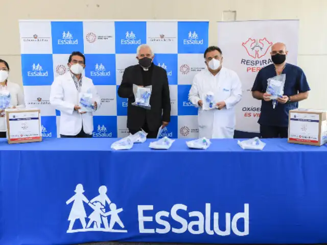 Covid-19: EsSalud recibe en donación 40 respiradores mecánicos de uso temporal