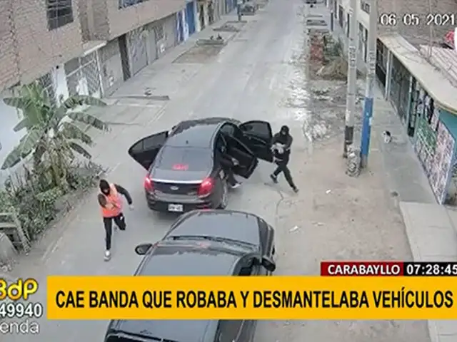 Carabayllo: cae banda “Los malditos de Punchauca” dedicados al robo de vehículos