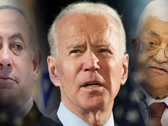 Joe Biden habla con presidentes de Israel  y Palestina en medio de bombardeos