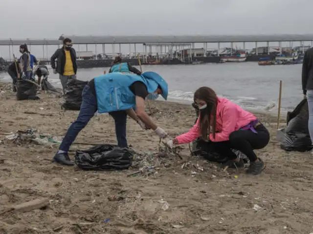 Áncash: jornada de limpieza permitió recoger más de una tonelada de residuos en playa