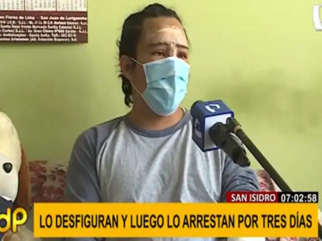 Sujeto es desfigurado por su vecino: fue a comisaría a denunciarlo y terminó detenido tres días