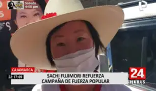 Elecciones 2021: Sachi Fujimori llegó a Cajamarca para apoyar a Keiko Fujimori