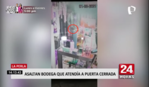 Cámara registró asalto a mano armada a bodega en La Perla