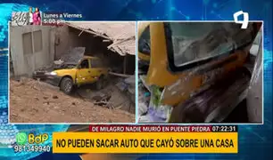 Puente Piedra: taxista pierde el control y vehículo cae sobre dormitorio de una niña
