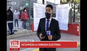 Arequipa: así empieza la jornada electoral en la Ciudad Blanca